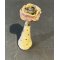 Keramik blomst, Stent�j af Christina Weldingh, h�jde 15cm