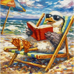 Oliemaleri af Sarah H�i 30x30cm