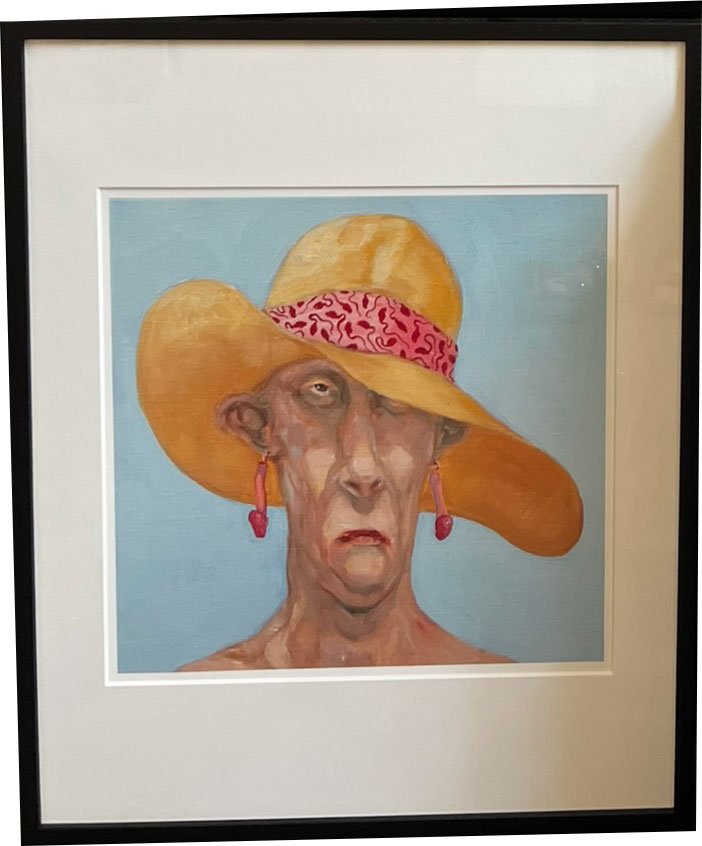 Fools - indrammet plakat af Michael Kvium 40x50cm