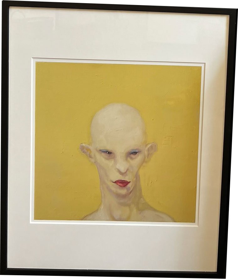 Fools - indrammet plakat af Michael Kvium 40x50cm