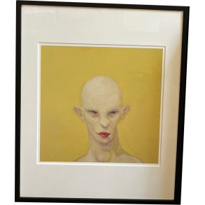 Fools - indrammet plakat af Michael Kvium 40x50cm