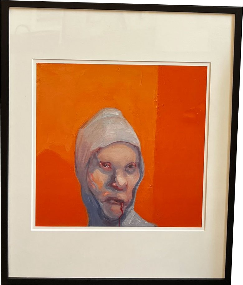 Fools - indrammet plakat af Michael Kvium 40x50cm