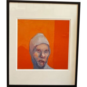 Fools - indrammet plakat af Michael Kvium 40x50cm