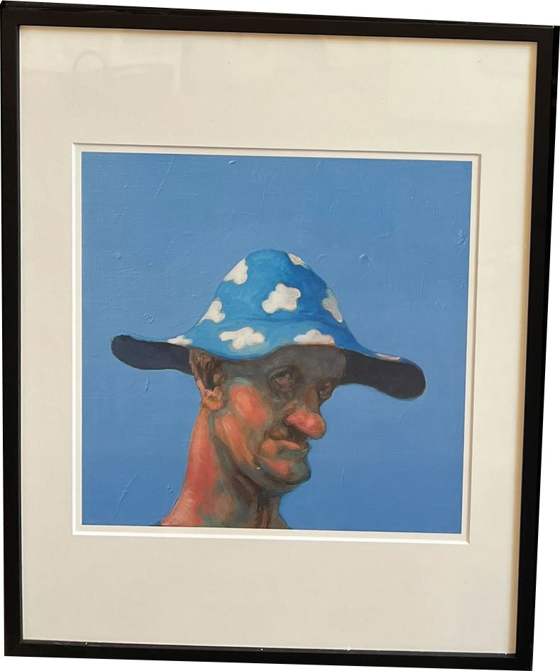 Fools - indrammet plakat af Michael Kvium 40x50cm