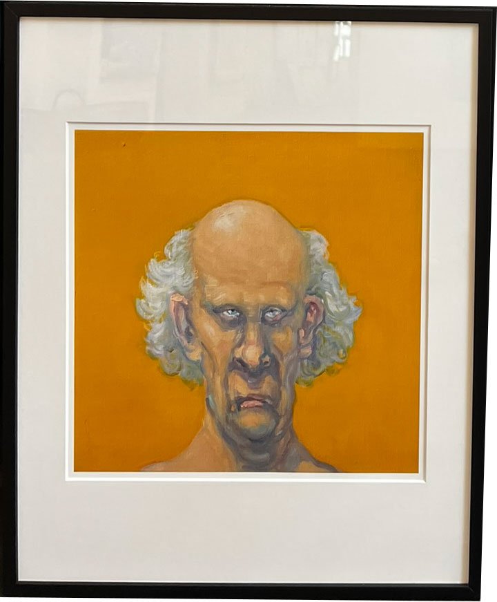 Fools - indrammet plakat af Michael Kvium 40x50cm