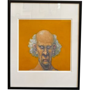 Fools - indrammet plakat af Michael Kvium 40x50cm