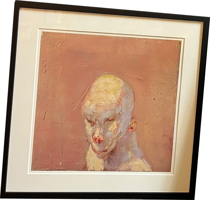 Fools - indrammet plakat af Michael Kvium 40x40cm