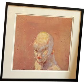 Fools - indrammet plakat af Michael Kvium 40x40cm