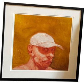 Fools - indrammet plakat af Michael Kvium 40x40cm