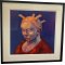 Fools - indrammet plakat af Michael Kvium 40x40cm