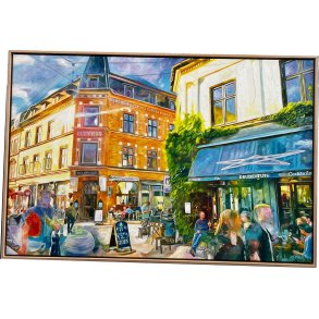 Drudenfuss Aarhus, maleri 80x120cm af Sarah H�i