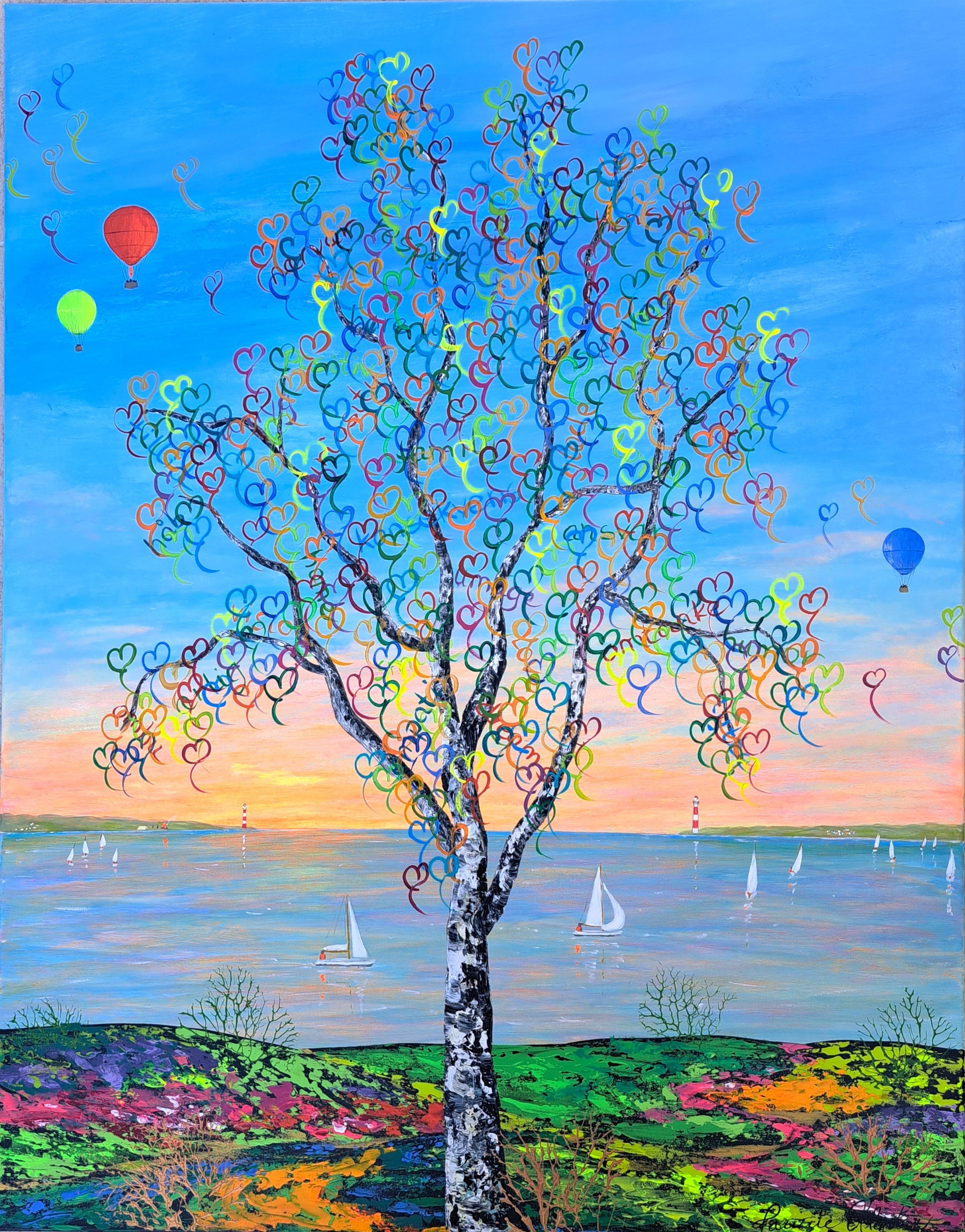 En dr�m om frihed, 80x80cm af Jannie Kloster