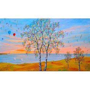 Dreams never die, 120x70cm af Jannie Kloster