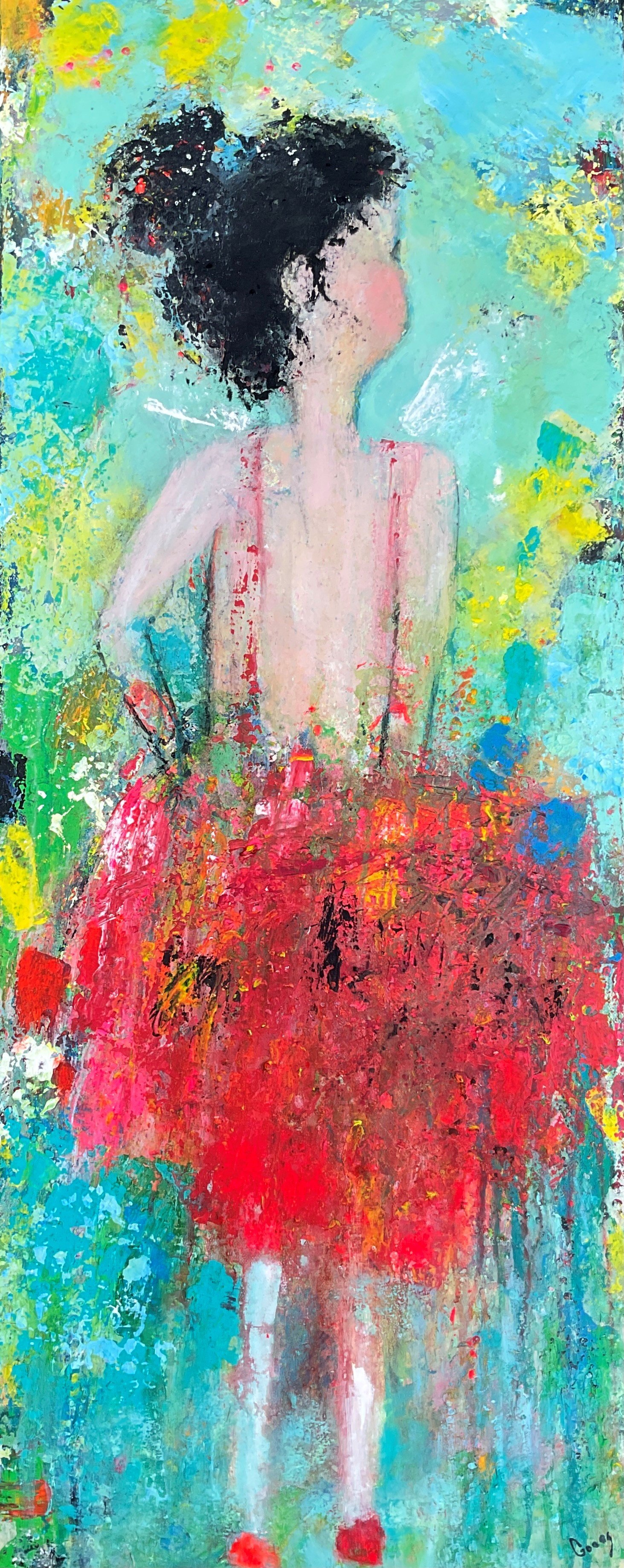 Inge Merete Gross, 40x100cm