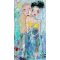 For fl�jte og henteg�r, maleri af Inge Merete Gross 30x30cm