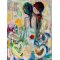 K�rlighedens vilje og veje, maleri af Inge Merete Gross, 60x80cm