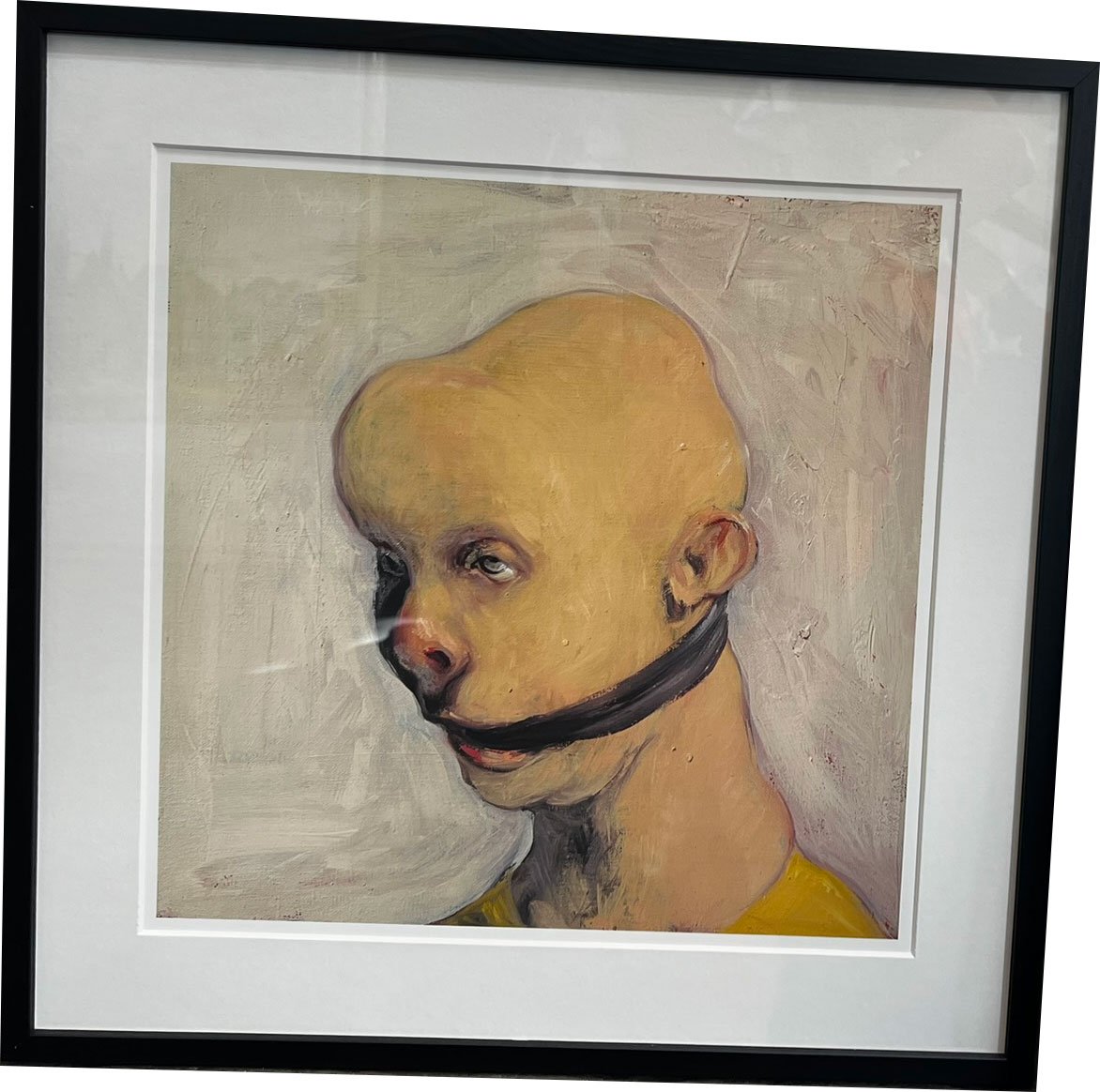 Fools - indrammet plakat af Michael Kvium 40x40cm