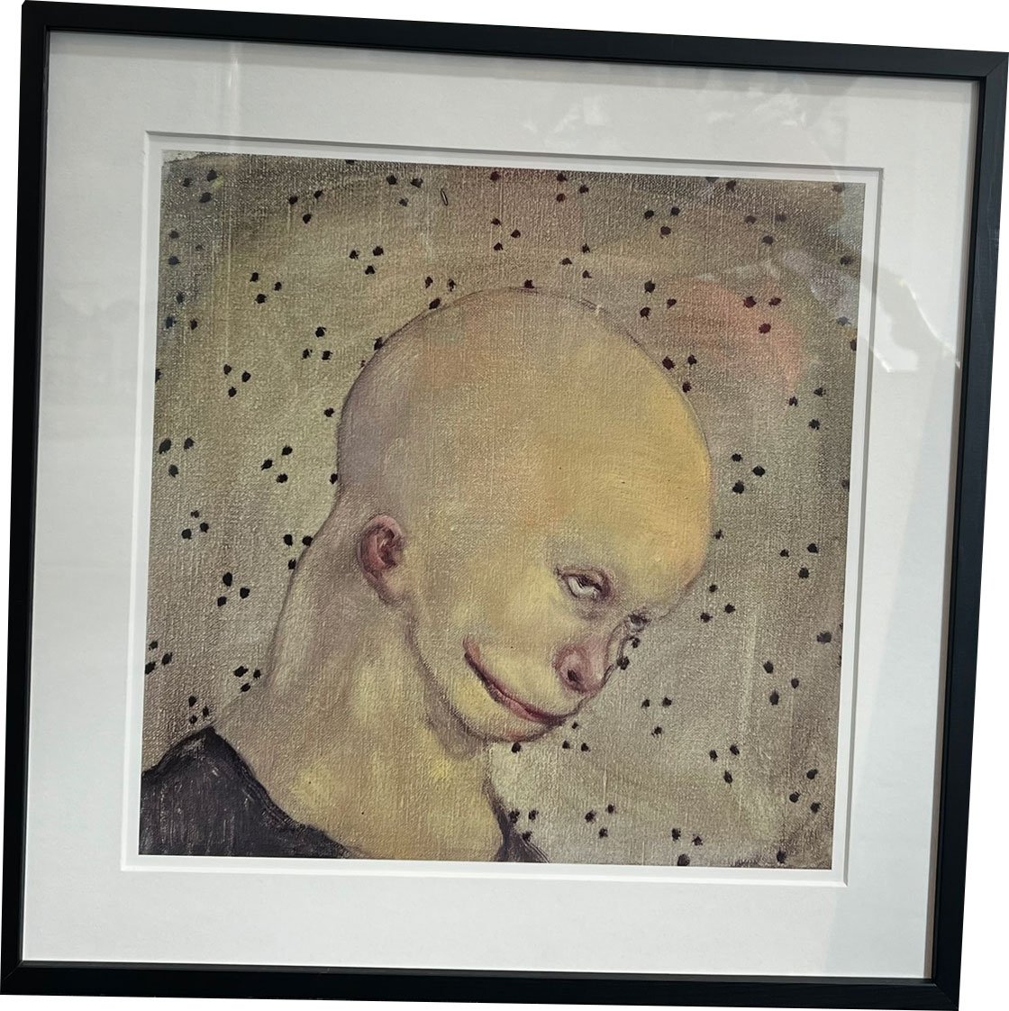 Fools - indrammet plakat af Michael Kvium 40x40cm