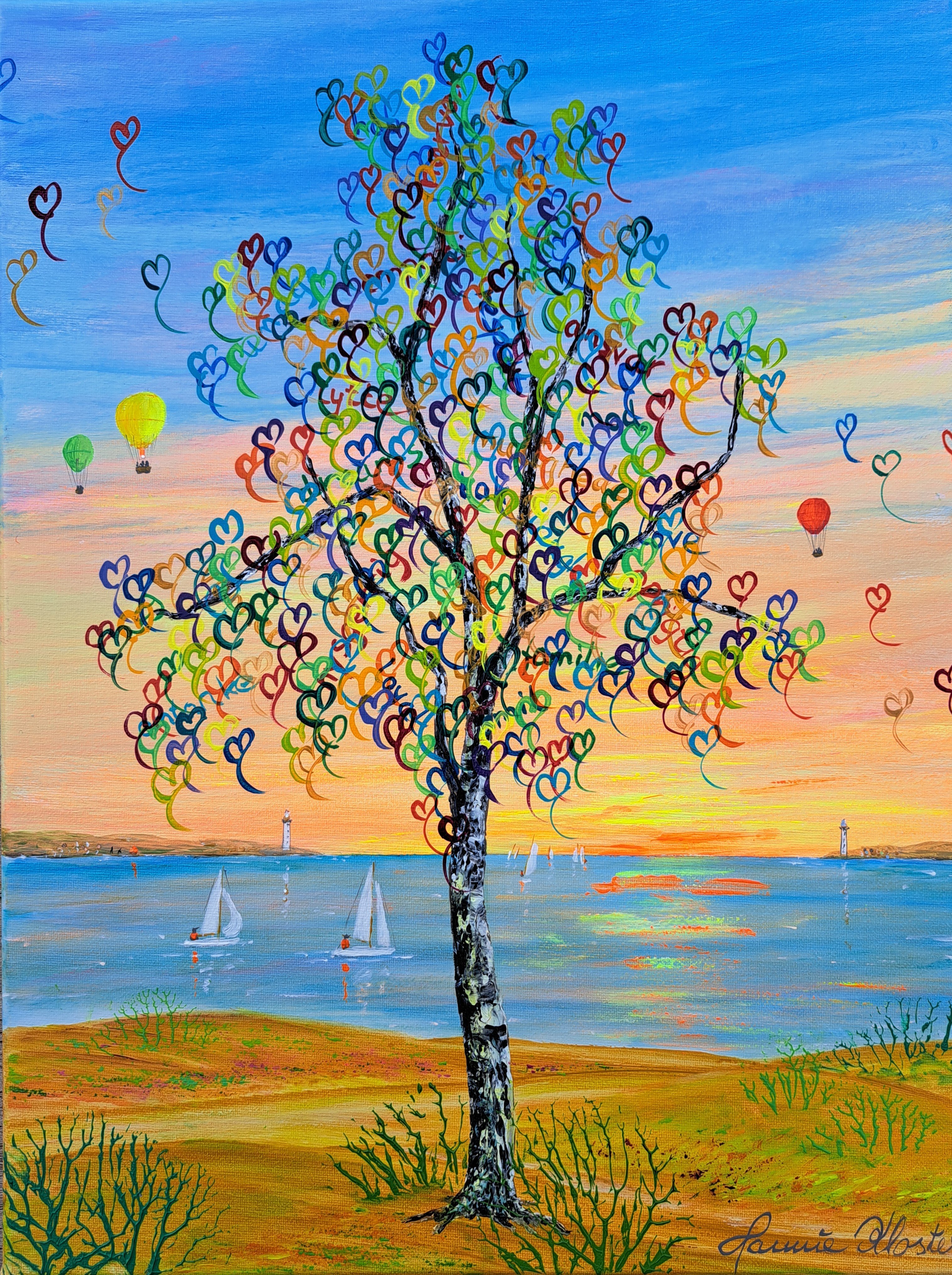 Et v�rdifuldt liv, 30x40cm af Jannie Kloster