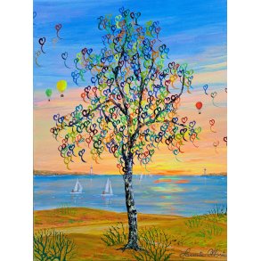 Et v�rdifuldt liv, 30x40cm af Jannie Kloster