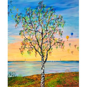 Dreams and Memory, 60x50cm af Jannie Kloster