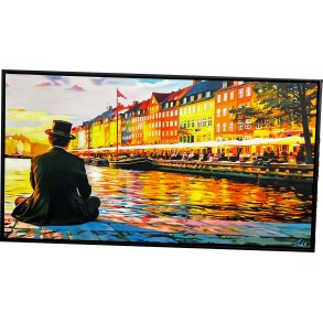 H.C. Andersen maleri 80x150cm af Sarah H�i