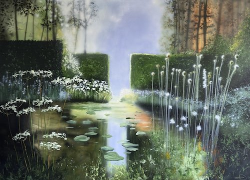 Ro, 130x180cm maleri af Naja Duarte