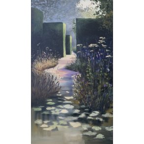 Den Gr�nne passage, 170x100cm maleri af Naja Duarte