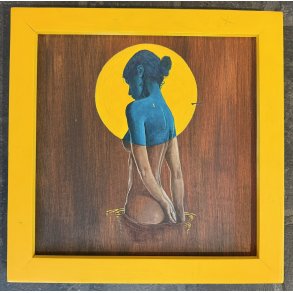 Nevermind, 30x30c Maleri af David Ju�rez