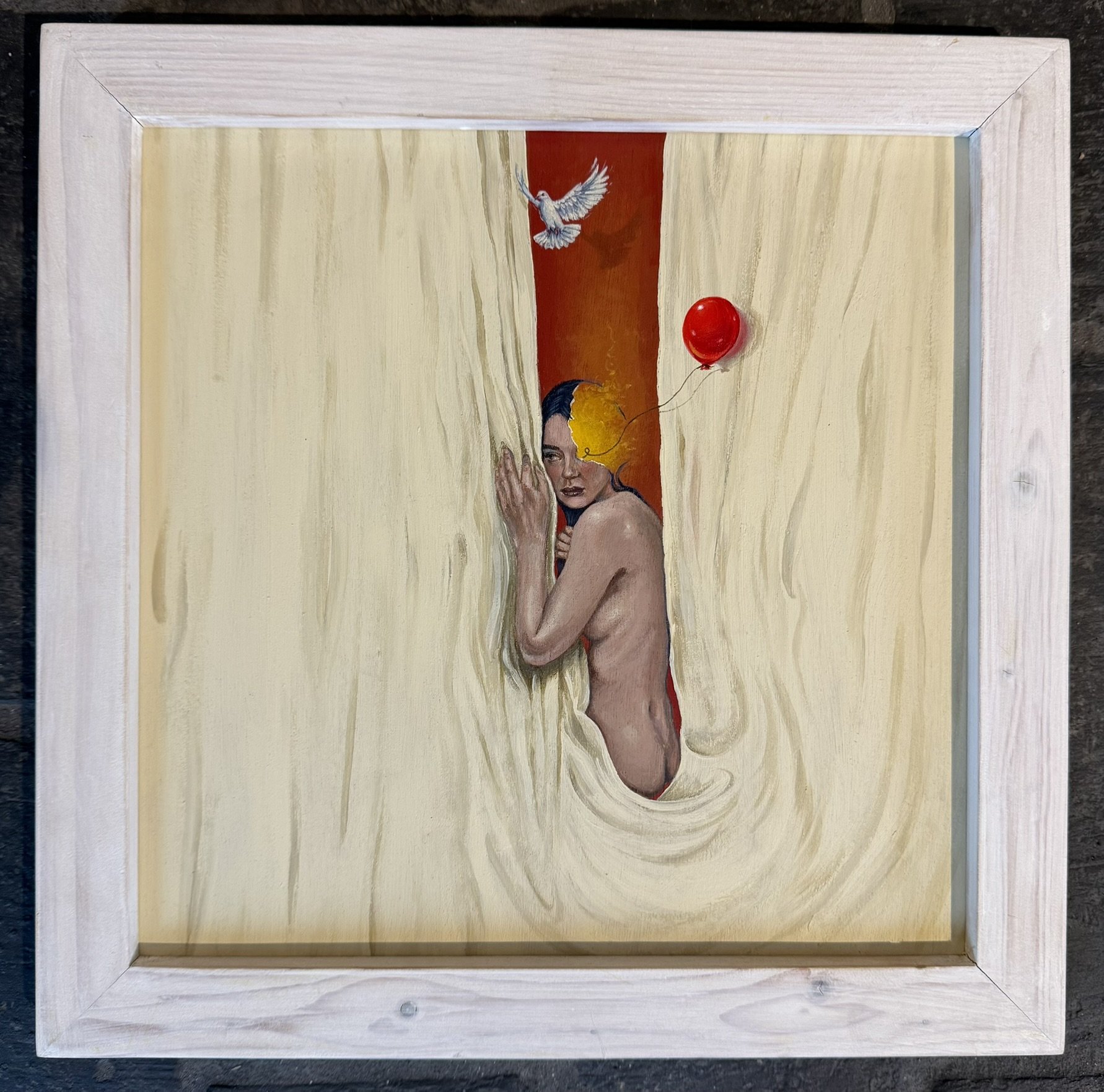 Anima, 30x30cm, maleri af David Ju�rez
