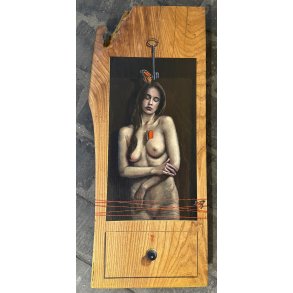 Maleri/Skulptur af David Ju�rez  25x60cm