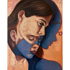 Maleri af David Ju�rez  70x90cm