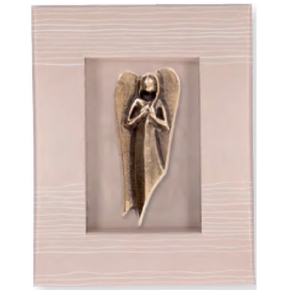 Engel - skytsengel st�bt i bronze